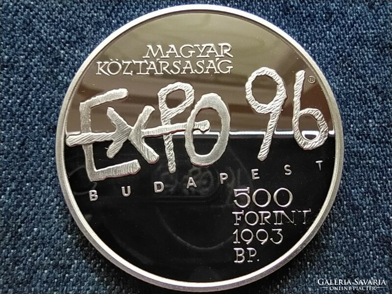 EXPO 96 .925 ezüst 500 Forint 1993 BP PP (id62986)
