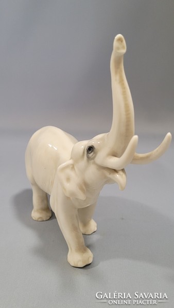 Old, rare ens porcelain elephant