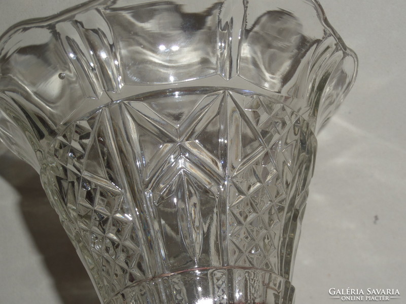 Antik, régi szép üveg váza