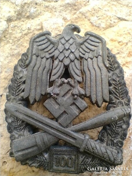 Wehrmacht general attack badge 100 deployments