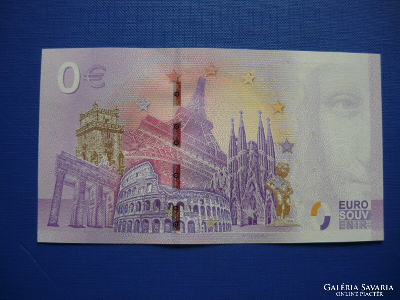Slovakia 0 euro 2021 hrad somoska / somoskő castle! Rare commemorative paper money! Ouch!