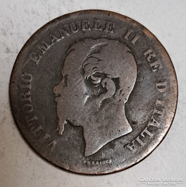 1862. Italy 5 centesimi, (372)