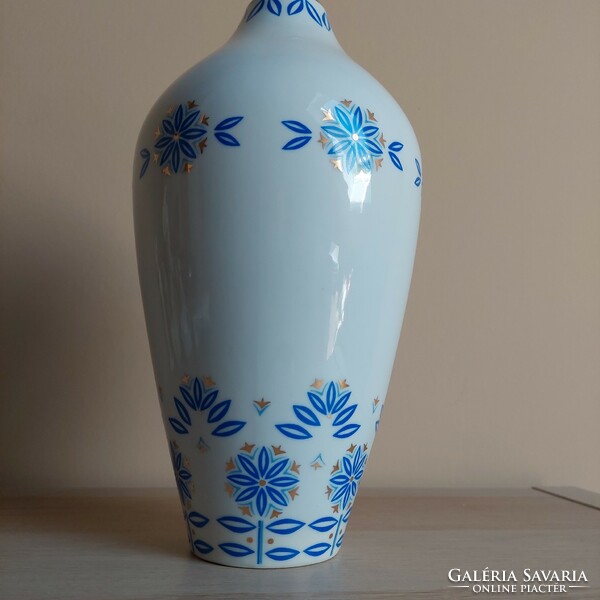Ritka gyűjtői Hollóházi porcelán váza