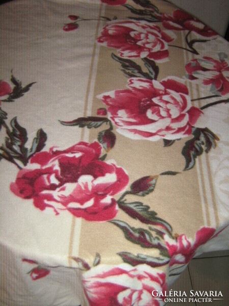 Beautiful vintage pink fluffy warm thermal pillowcase