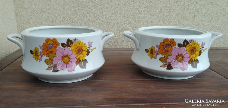 Alföldi porcelain soup bowls