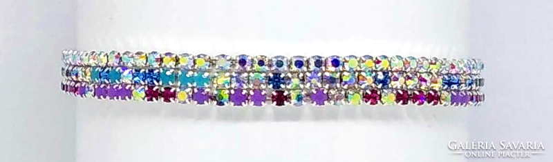 3 Piece Austrian Mosaic Crystal Bracelet Set (21)