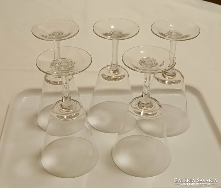 Retro champagne glasses (5 pcs.)