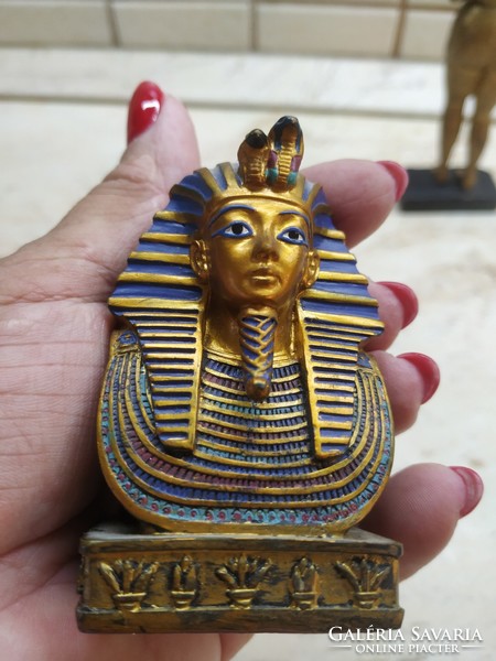 Egyiptomi fa figurális szobor 2 db eladó!