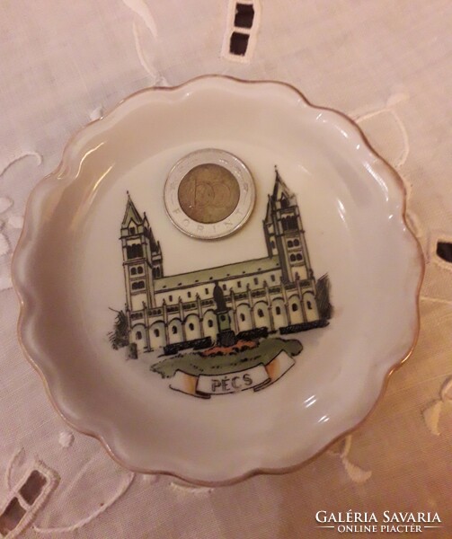 Aquincum - Pécs - pici porcelán tányér