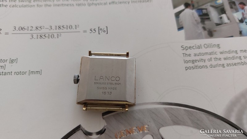 (K) lanco women's mechanical watch with beautiful structure