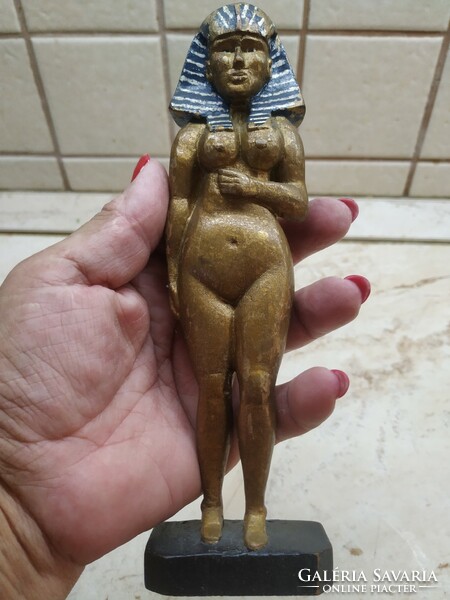 Egyptian wooden figural sculpture 2 pieces for sale!