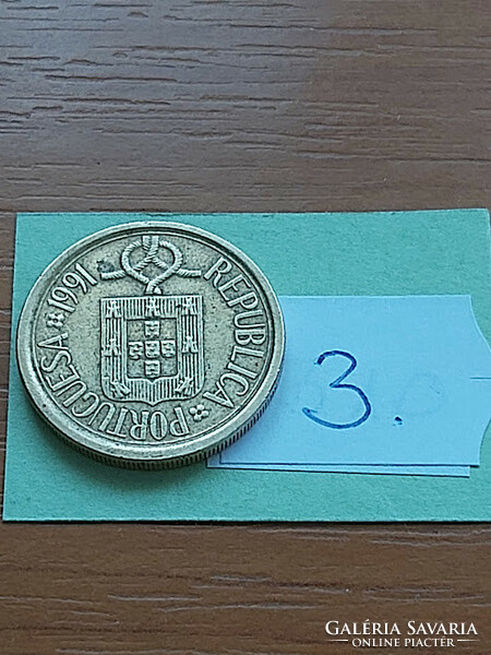 Portugal 10 escudos 1991 ni brass 3