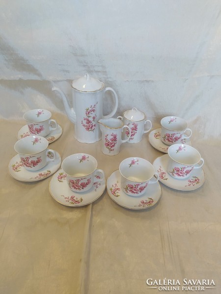 Antique Romanian porcelain tea set