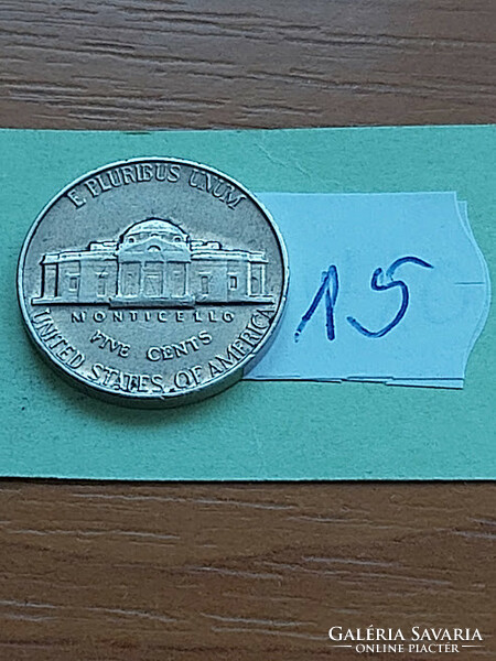 USA 5 cents 1964 thomas jefferson, copper-nickel 15