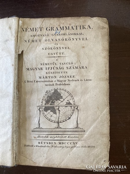 Német Grammatika ahozvaló Gyakorlásokkal (1815)