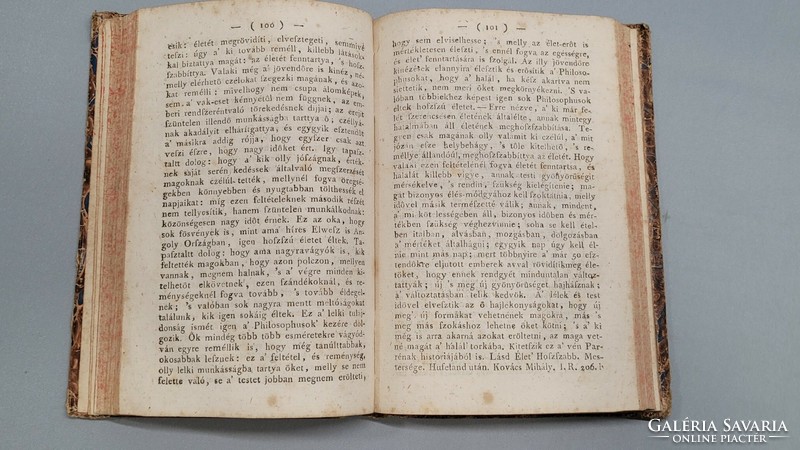 Antik könyv " Az ember kimiveltetése "- Fejér György 1809