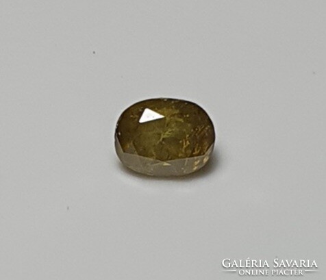 Fancy gold diamond 0.11 Carat.