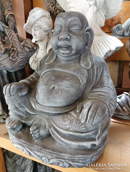 Rare outdoor frost-resistant artificial stone pot-bellied buddha wealth prosperity cheerfulness abundance feng shui statue