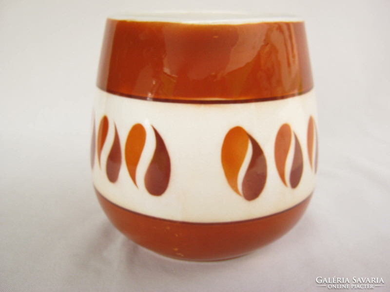 Retro granite ceramic jug with coffee pot spout