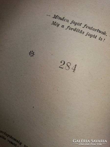 Antique 1923 Gárdonyi: Géza Dávidkáné - rare numbered copy - book according to the pictures dick manó