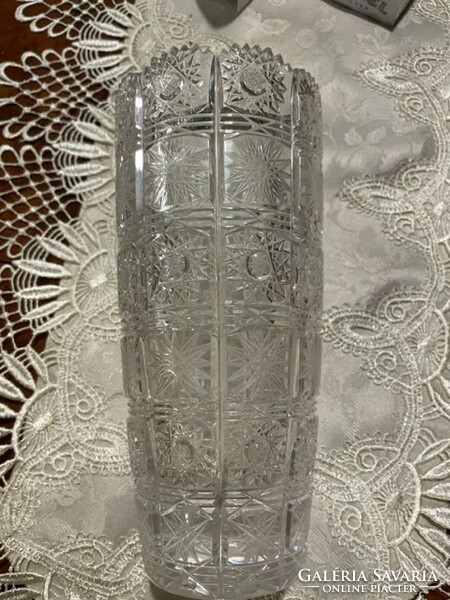 Lead crystal vases of various shapes and styles