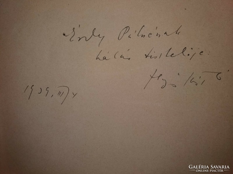 Antique 1939 laszló pine: faithfulness volume of poems own first edition autographed..Rare according to the pictures