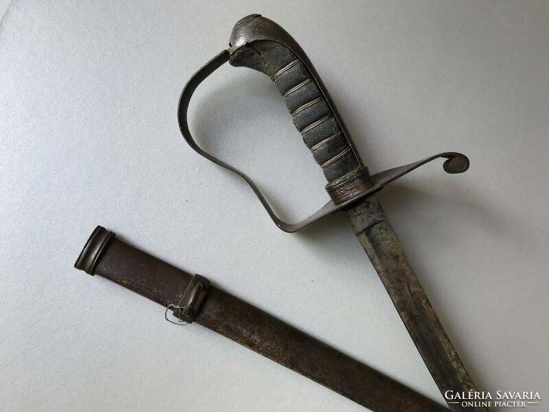 Officer decorated sword