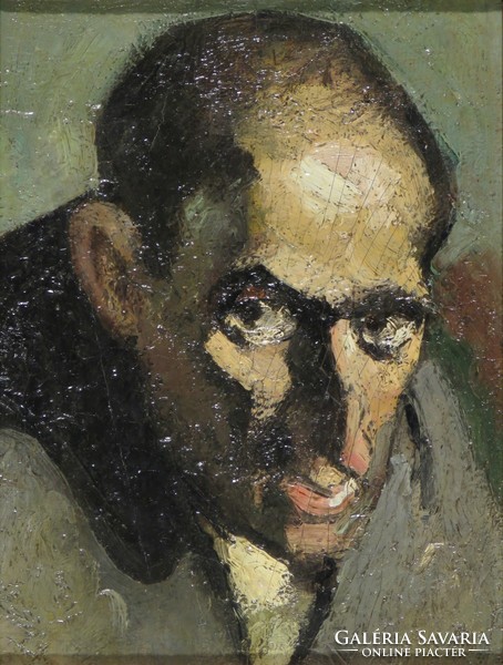 Hungarian artist around 1930: male portrait