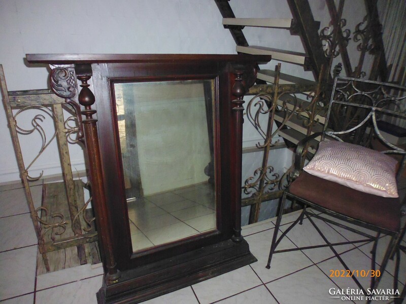 Beautiful antique large mirror.