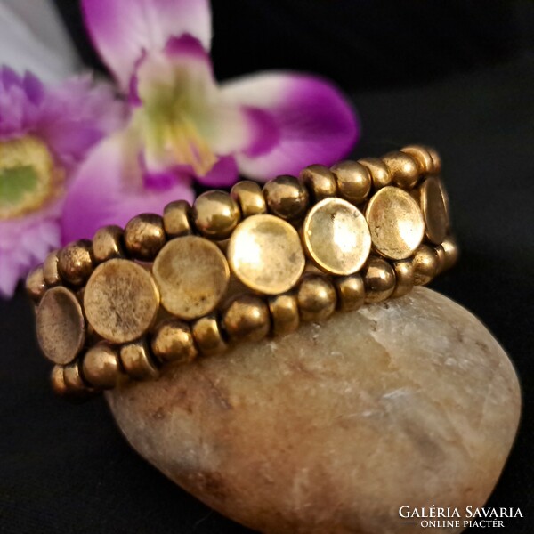 Gold-plated bracelet 2 cm