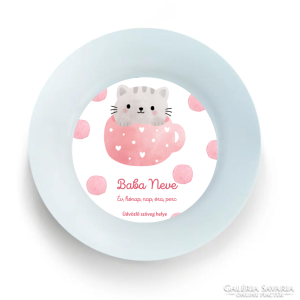 Baby things - unique design (blanket, pillow, bib, plate)