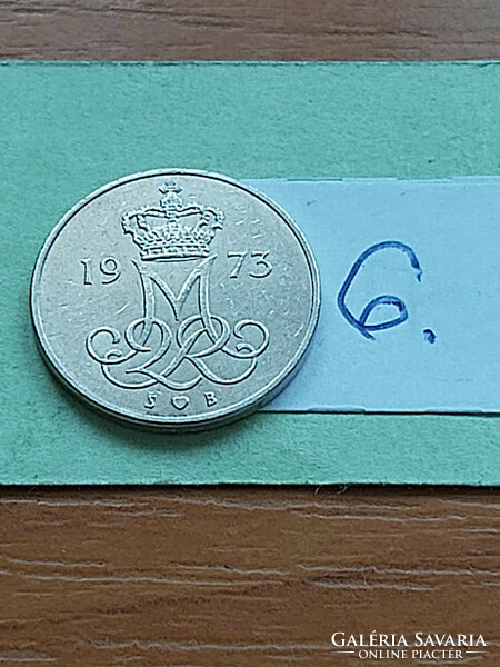 Denmark 10 öre 1973 copper-nickel, ii. Queen Margaret 6