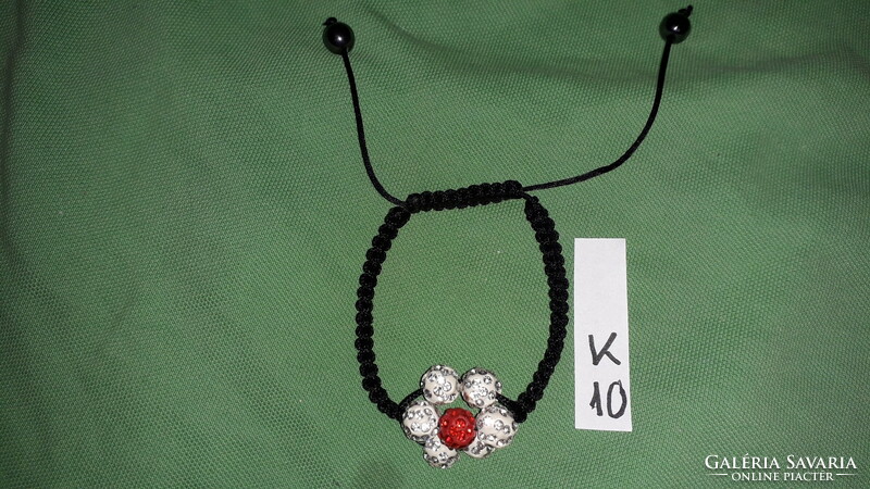 Cheerful tear handmade rhinestone - red stone flower pendant shaped bracelet as shown in the pictures k 10.