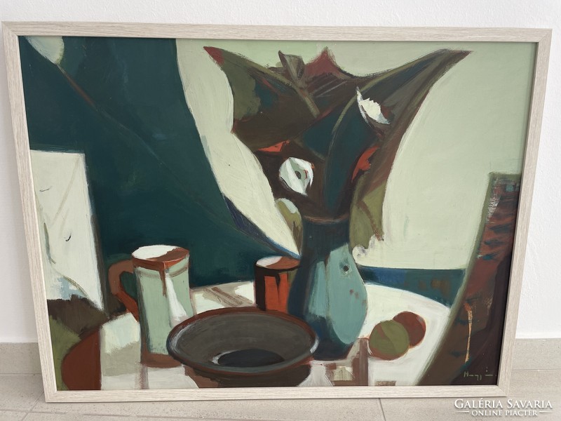 Sándor Nagy ernő abstract avant-garde still life painting image