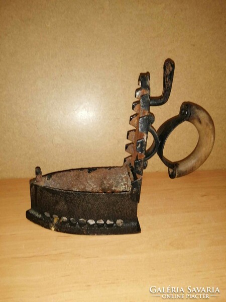 Antique charcoal iron