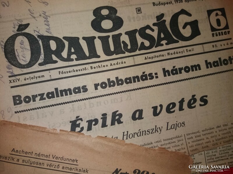 Antik 1930-as évek különféle újságok csomagban, egyben újság magazin szép állapot képek szerint