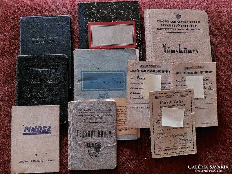 Rare!!! Personal documents from the 1930s and 40s