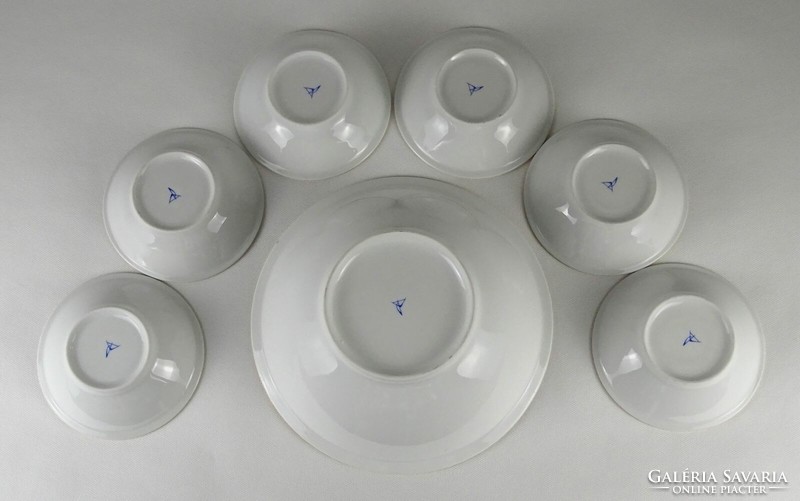 Lowland porcelain compote set marked 1N587