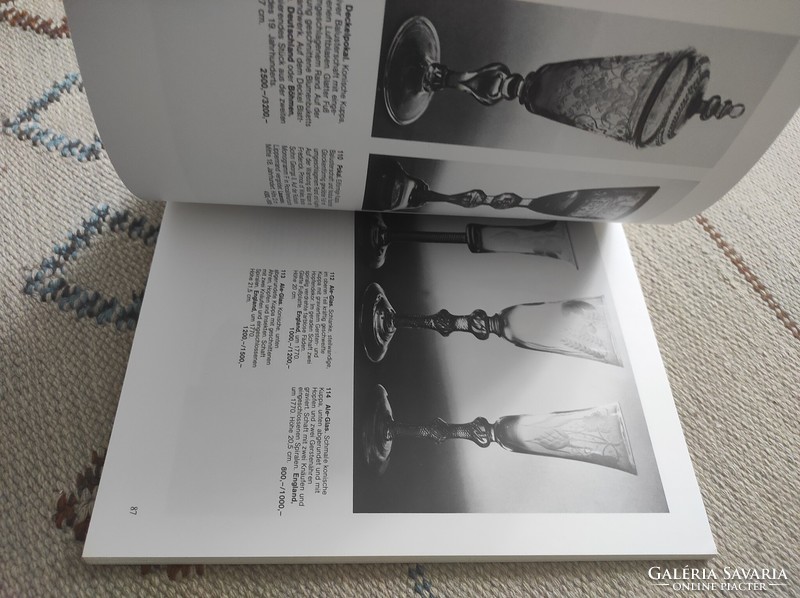 Német üveges könyv - Glas - Walter Spiegl - Battenberg Antiquitäten Kataloge  üvegművészet