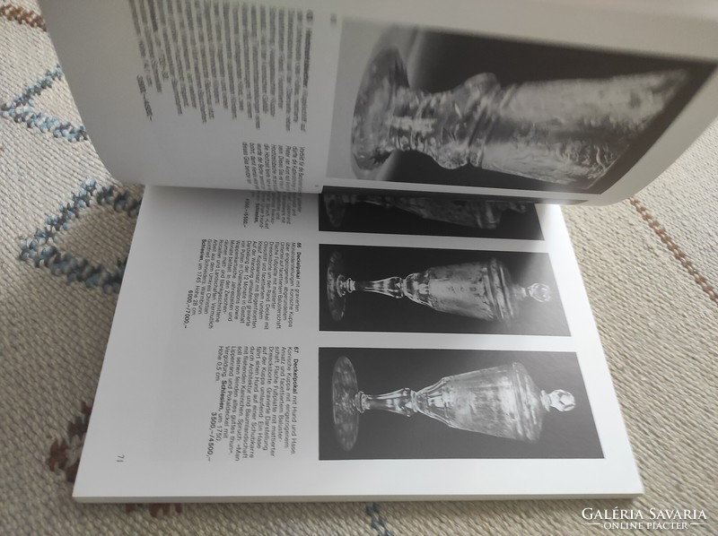 German glass book - glas - walter spiegl - battenberg antiquitäten catalog glass art