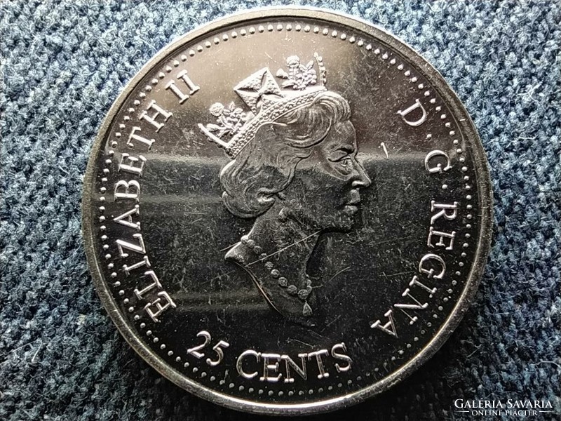 Canada Canadian History to the Second Millennium December 25 cents 1999 (id59672)