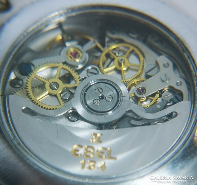 Ebel 1911 chronograph in gold - steel case, automatic zenith 400 el primero mechanism, warranty!