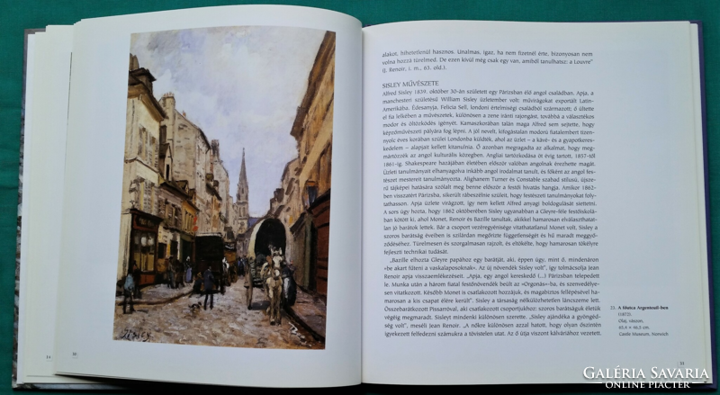 Hajnal Gabriella: Alfred Sisley - Ventus Libro Kiadó - Művészetek > Festészet > Albumok >