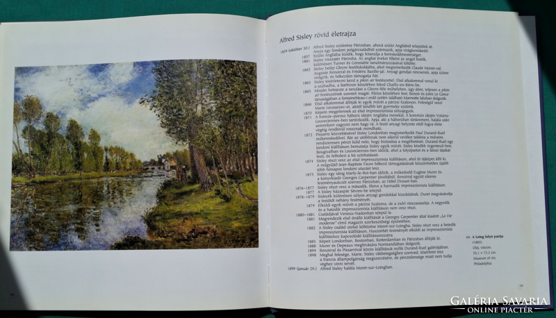 Hajnal Gabriella: Alfred Sisley - Ventus Libro Kiadó - Művészetek > Festészet > Albumok >