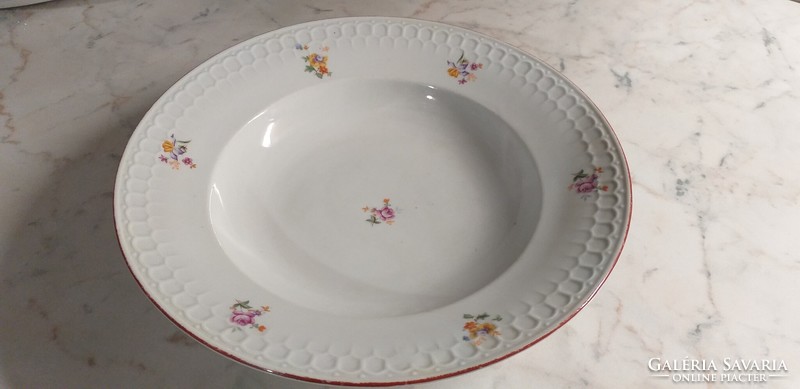 Old Zsolnay deep plate 24 cm