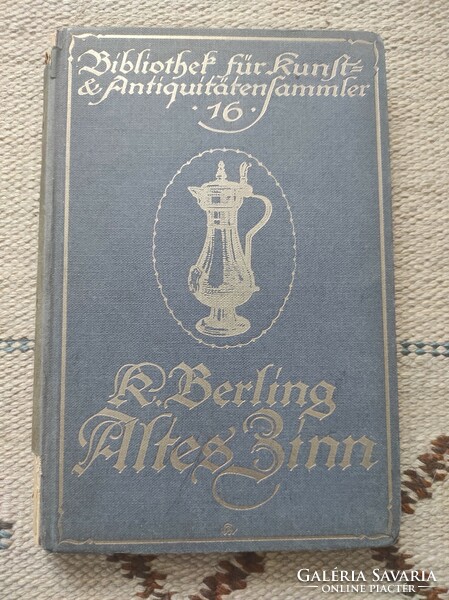 Antique pewter objects - altes zinn - specialist book on antique German industrial art