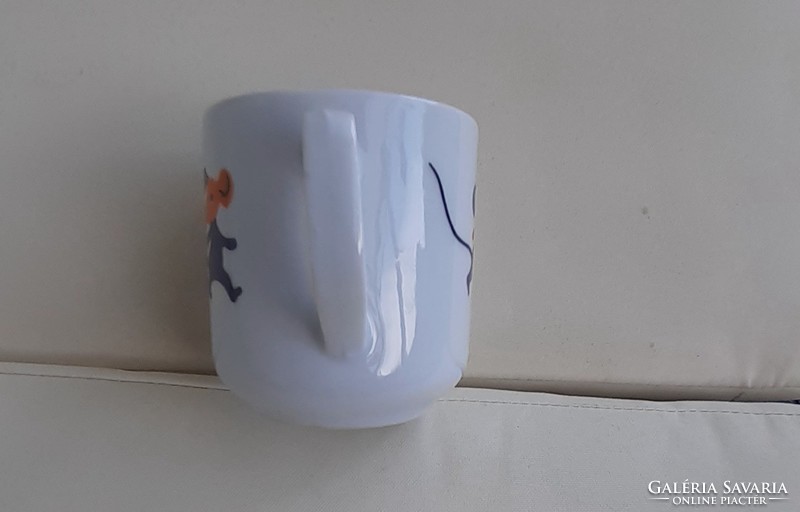 Rare Great Plains mouse knife porcelain children's mug