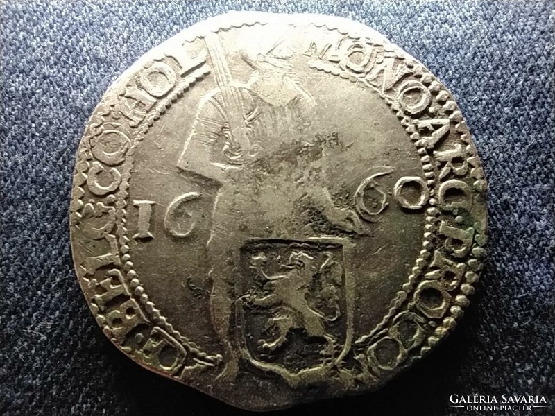 Netherlands overijssel province silver 1 ducat 1660 (id78279)