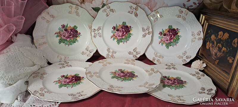 English angel london 22 kt gold-plated large plates