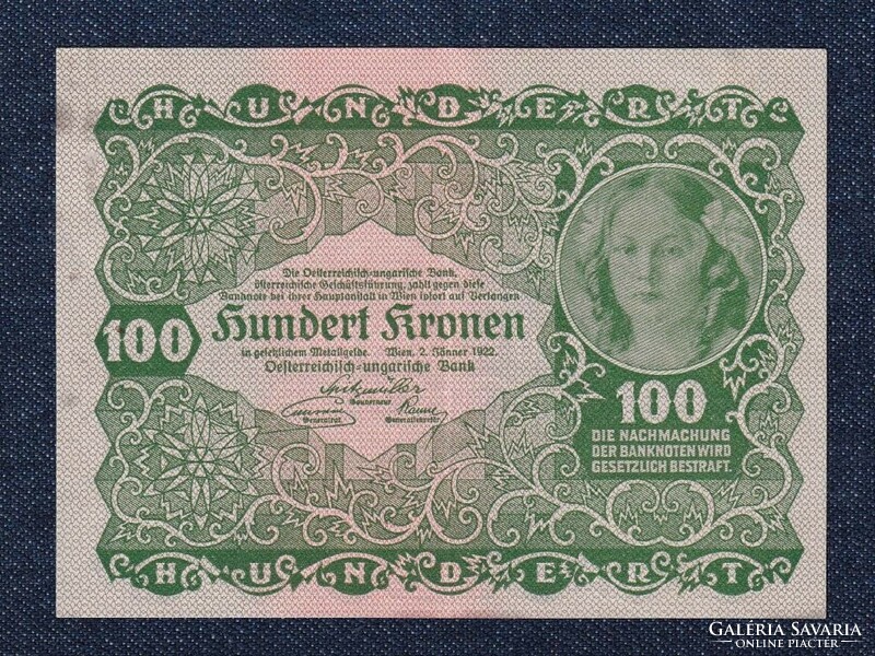 Austria 100 kroner banknote 1922 (id73763)